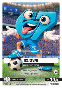 Carta collezionabile Skifidol: SIX-SEVEN, serie Promo - Shopper, numero 1