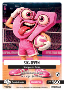 Carta collezionabile Skifidol: SIX-SEVEN, serie Promo - Shopper, numero 2